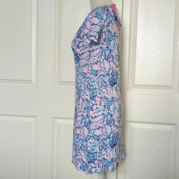 Lilly Pulitzer Essie Dress Magnolia Lilac A Little Jelly Seashell Print … - Picture 4 of 7